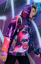 Load image into Gallery viewer, Unisex Hoodie All over Collage Print