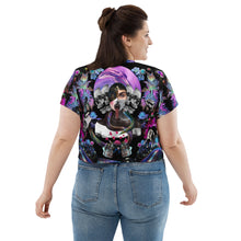 Load image into Gallery viewer, All-Over Print Crop Tee