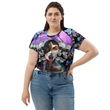 Load image into Gallery viewer, All-Over Print Crop Tee