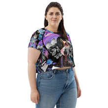 Load image into Gallery viewer, All-Over Print Crop Tee