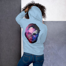 Load image into Gallery viewer, Unisex Hoodie WTF is Happening?! Skull/Face White, Black, Blue or Pink Hoodie