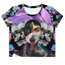 Load image into Gallery viewer, All-Over Print Crop Tee