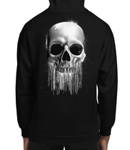 Load image into Gallery viewer, Unisex Hoodie Dripping Skull on Back

