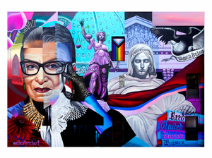 RBG Print 18" x 24" Open edition Giclee Print