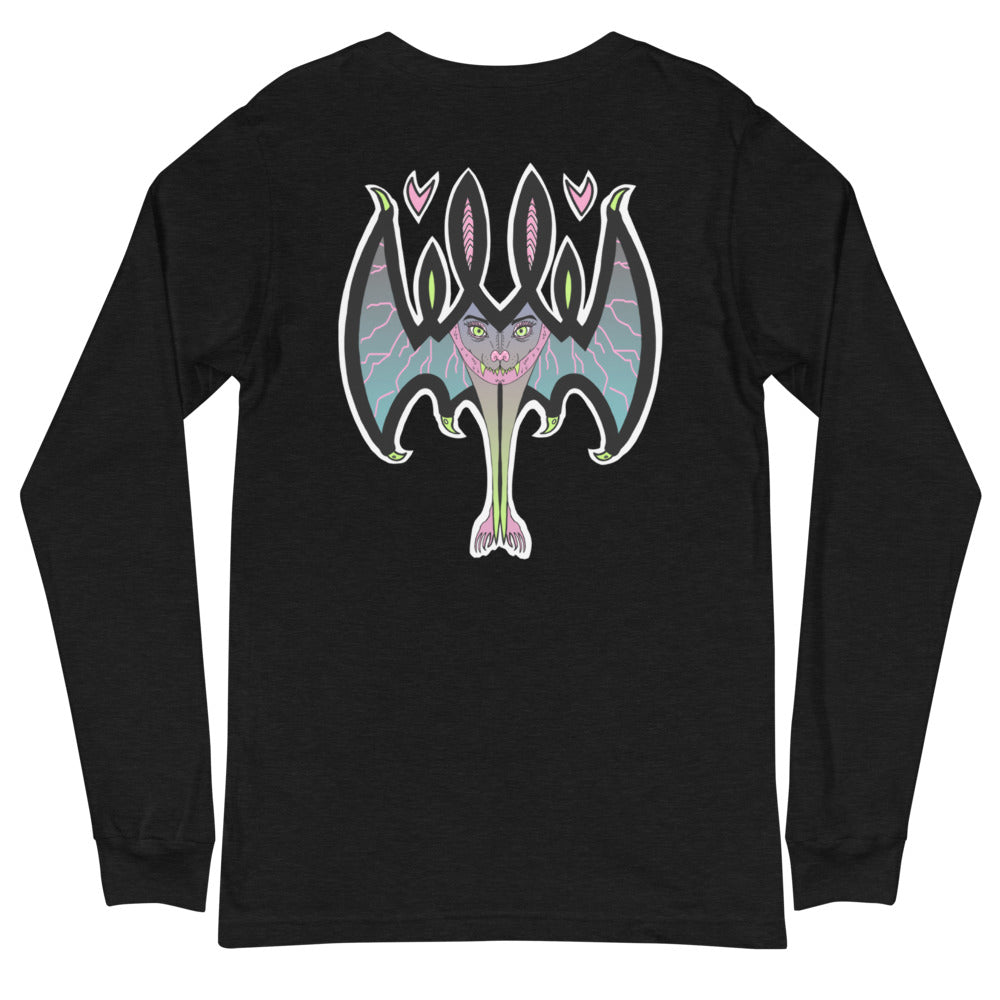 Unisex Long Sleeve Tee- Bat ELLE