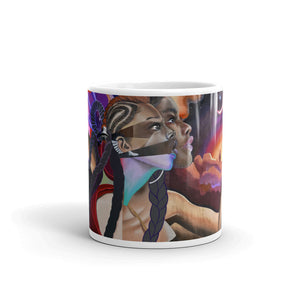 Vessel Painting by ELLE: White glossy mug